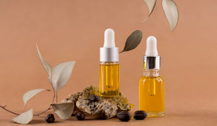 Huile de ricin pour les cheveux